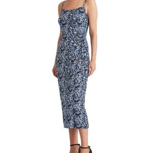 New Polo Ralph Lauren Maya Midi Dress 8 Paisley Wrap Western Boho Romantic Tie